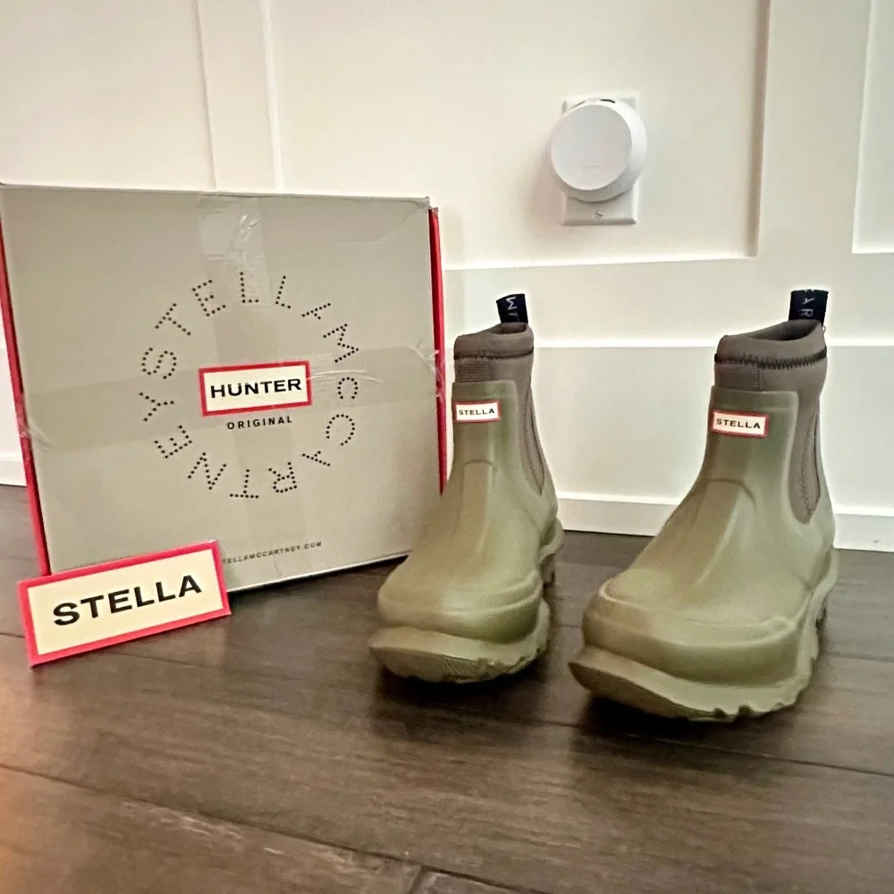 STELLA MCCARTNEY Sold-Out Hunter Boots The COOLEST!! Sz 39 NIB - Picture 8 of 8